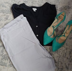 Grey/Bone Stretch Skinnies